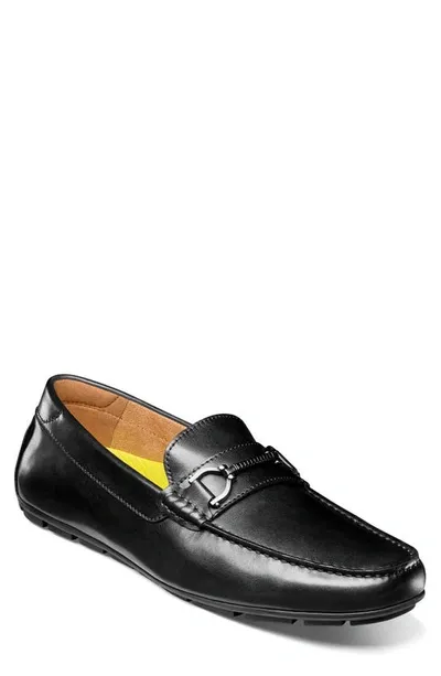 Florsheim Motor Moc Toe Bit Driving Loafer In Black