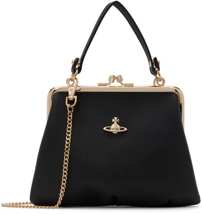 Vivienne Westwood Black Granny Frame Bag In N401 Black