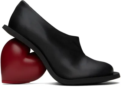 Yume Yume Black Mini Love Boots In Black / Red