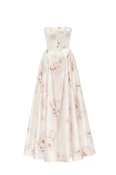 Milla Refined Pink Peony Maxi Dress, Garden Of Eden