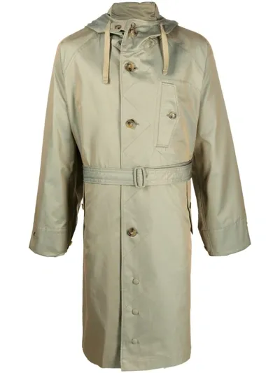 Baracuta Hooded Parka In Green