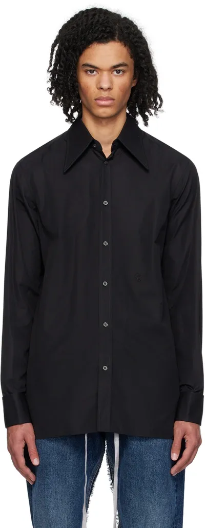 Maison Margiela Black Four Stitch Shirt