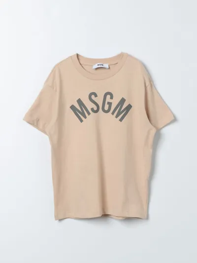 Msgm T-shirt  Kids Kids Color Beige