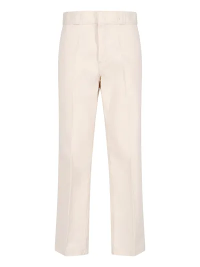 Dickies "double Knee Rec" Pants In White