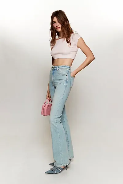 Diesel 2003 D-escription Flared Jeans In Tinted Denim