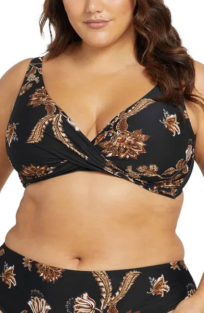 Artesands Chantique Delacroix Bikini Top In Black