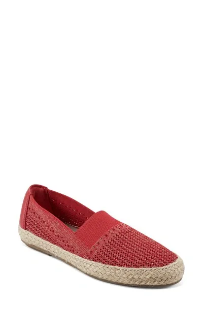 Easy Spirit Hassie Espadrille Flat In Red