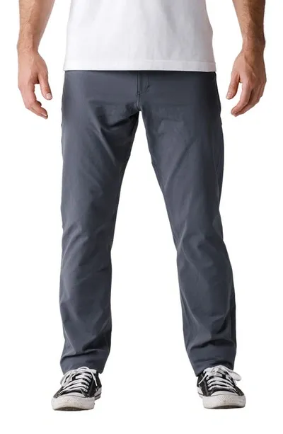 Western Rise Diversion Pant Slim In Blue Grey