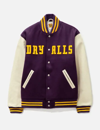 Human Made Varsity Jacket In Purple