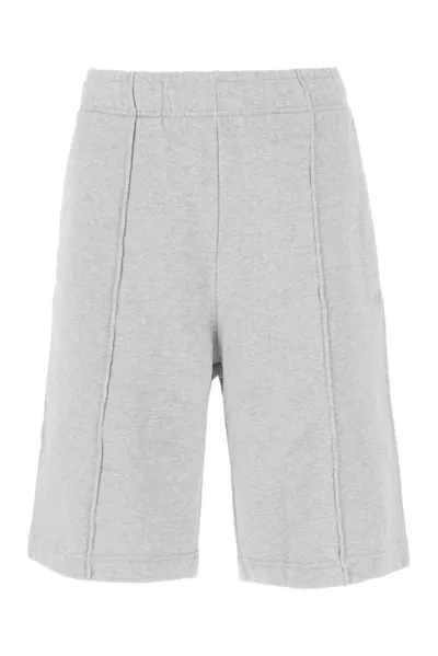 Ambush Bermuda Logo Patch Shorts In Grey