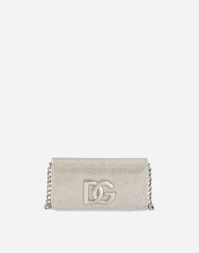 Dolce & Gabbana 3.5 Clutch In Silver