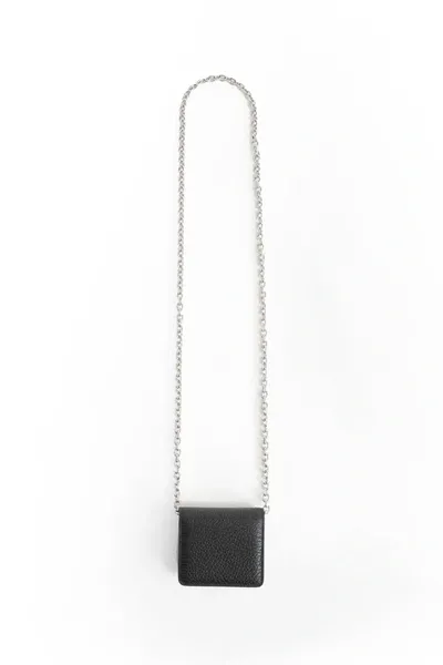 Maison Margiela Chain Wallets In Black