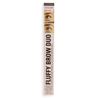 Revolution Fluffy Brow Duo Blonde - Ash Brown