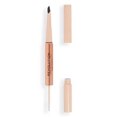 Revolution Fluffy Brow Duo Blonde - Dark Brown