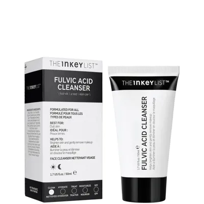 The Inkey List Mini Fulvic Acid Cleanser 50ml In White