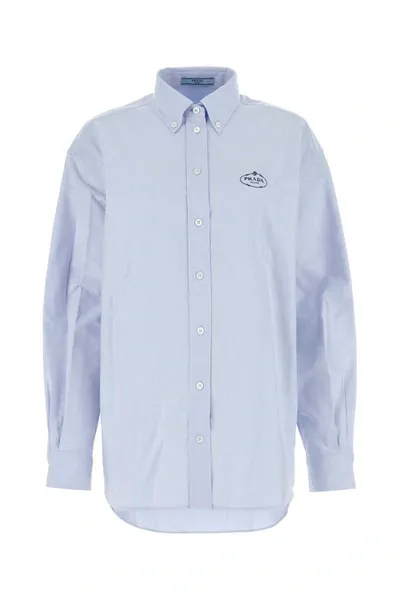 Prada Shirts In Blue