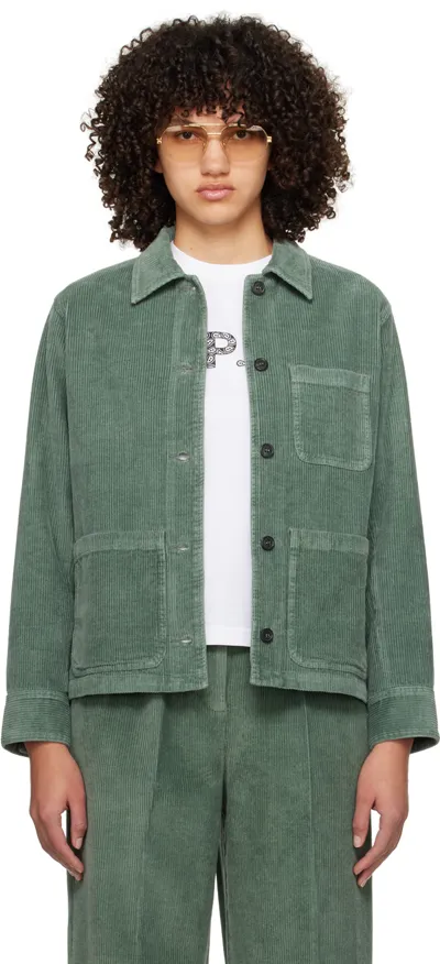 Apc Silvana Jacket In Almond_green