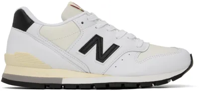 New Balance White Made In Usa 996 Sneakers