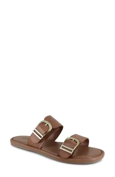 Splendid Women's Farrin Slip On Buckled Slide Sandals In Macchiato