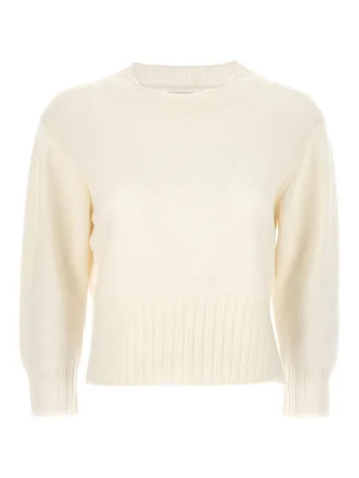 Loulou Studio Mora Sweater In Blanco