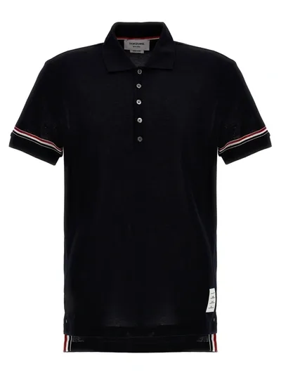 Thom Browne Rwb Polo Blue