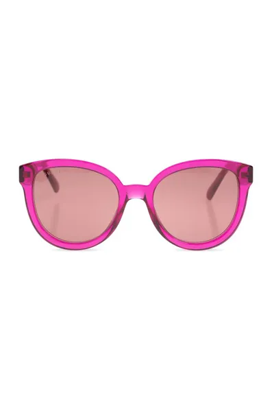 Gucci Eyewear Cat In Pink