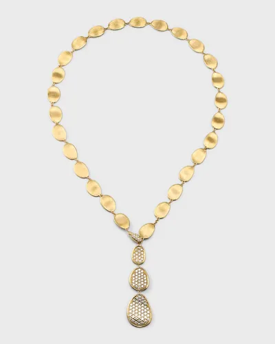 Marco Bicego Women's Lunaria Alta 18k Yellow Gold & 2.06 Tcw Diamond Lariat Necklace