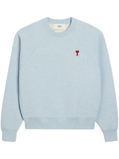 Ami Alexandre Mattiussi Adc Sweatshirt In Light Blue