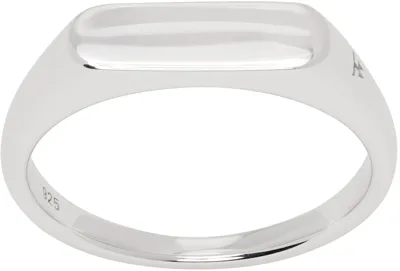 Tom Wood Silver Knut Ring In 925 Sterling Silver