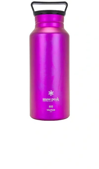 Snow Peak Titanium Aurora 800 Bottle In Pink