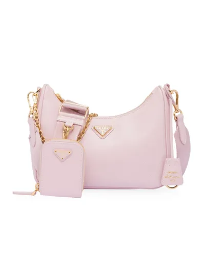 Prada Re-edition 2005 Shoulder Bag In Pink