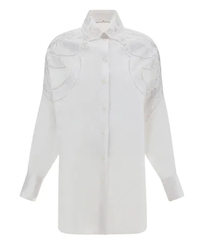 Ermanno Scervino Shirts In Blanco