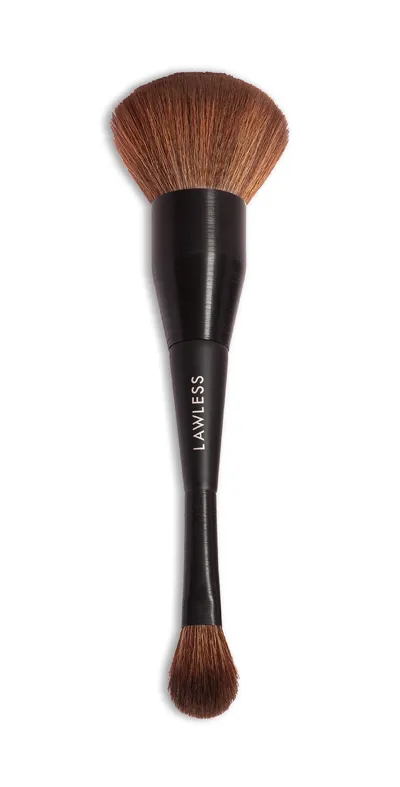 Lawless Dual Ended Powder Brush No Color In Brown