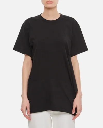 Comme Des Garçons Tshirt Ruched In Black