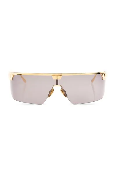 Balmain Eyewear Square Frame Sunglasses In Gold