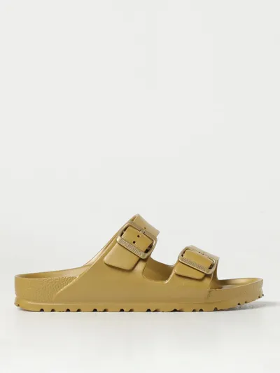 Birkenstock Flat Sandals  Woman Color Gold In Gde