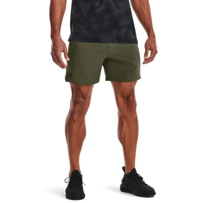 Under Armour Men's    Vanish Woven 6" Shorts Marine Od Green In Marine Od Green/black