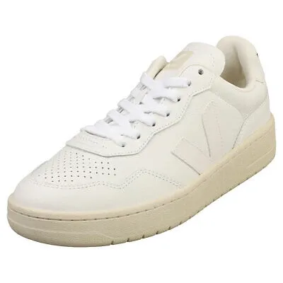 Pre-owned Veja V-90 O.t Damen White Sneaker Beilaufig - 38 Eu In Weiss