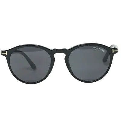 Pre-owned Tom Ford Damen Sonnenbrille Ft0904 Aurele 01a Sonnenbrille In Schwarz