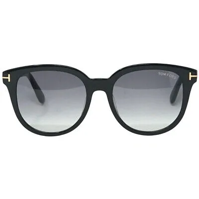 Pre-owned Tom Ford Damen Sonnenbrille Ft0914 Olivia-02 01b Sonnenbrille In Schwarz