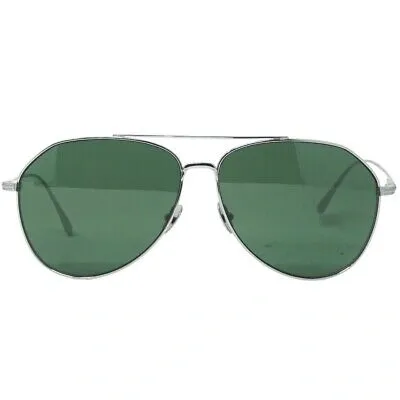 Pre-owned Tom Ford Herren Sonnenbrille Ft0747 Cyrus 16n Sonnenbrille In Silber