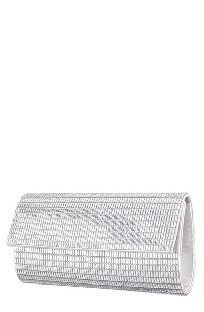 Nina Hope Clutch In Silver