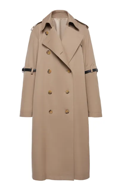 Coperni Belt-detailed Trench Coat In Neutral