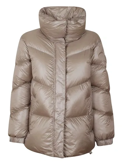 Woolrich Aliquippa Puffer Jacket In Tortora