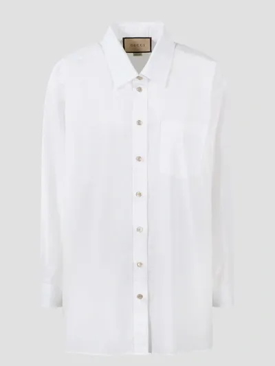 Gucci Woman Shirt Woman White Shirts