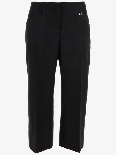 Jacquemus Le Pantalon Cropped Trousers In Black