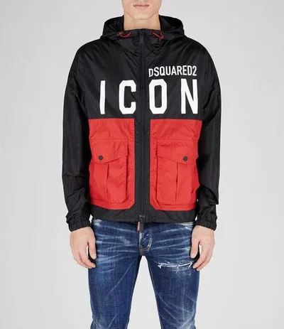 Dsquared2 Sportsjackets In Black/red