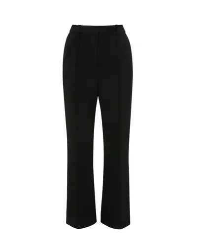 Victoria Beckham Cropped Kick Trouser In Black