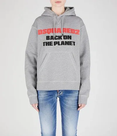 Dsquared2 Sweatshirt In Grey Melange