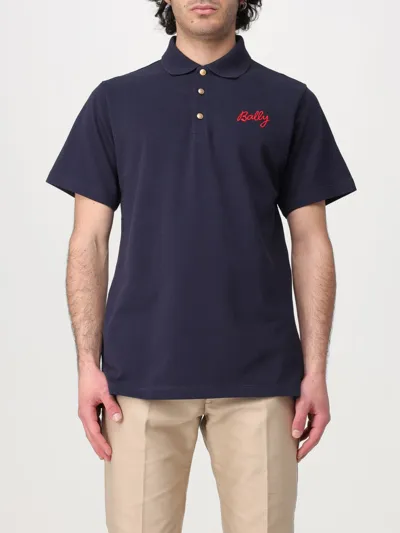 Bally Polo Shirt  Men Color Blue